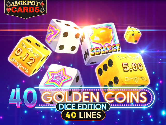 Efsane Oyun 40 Golden Coins: Dice Edition, Amusnet Türkiye'de MrGamb ile Sunar