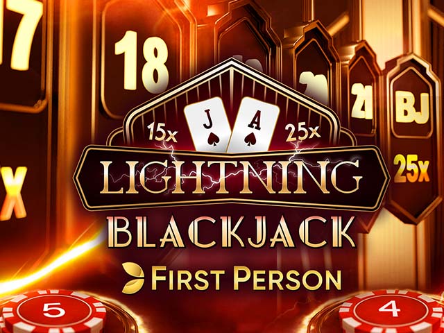 First Person Lightning Blackjack | Evolution's Thrilling Card Game at MrGamb