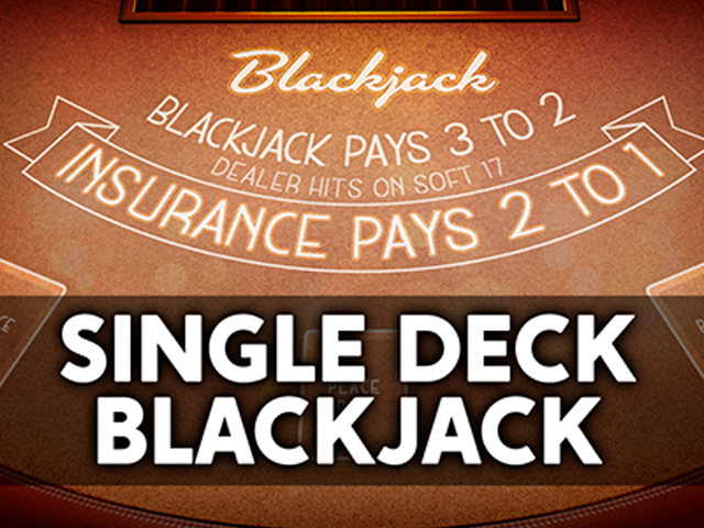 Single Deck Blackjack